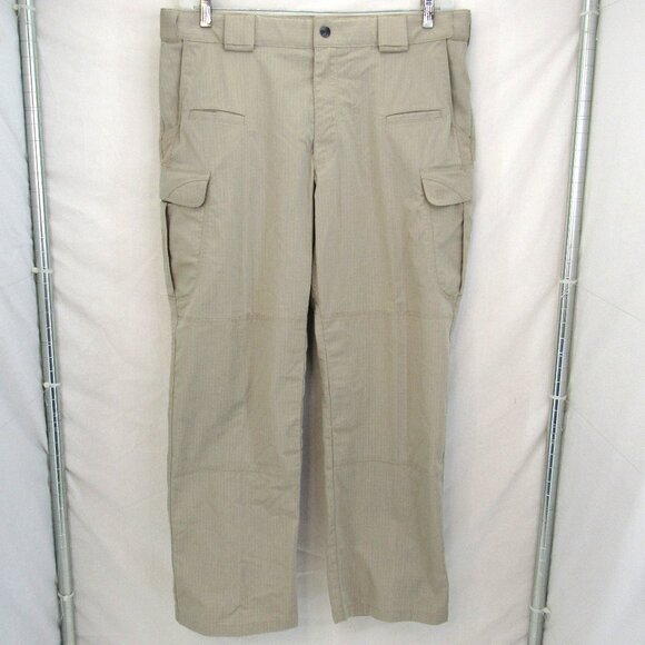 5.11 Tactical Men's Beige Straight Leg Cargo Pocket Work/Casual Pants 36X30 - Picture 1 of 11
